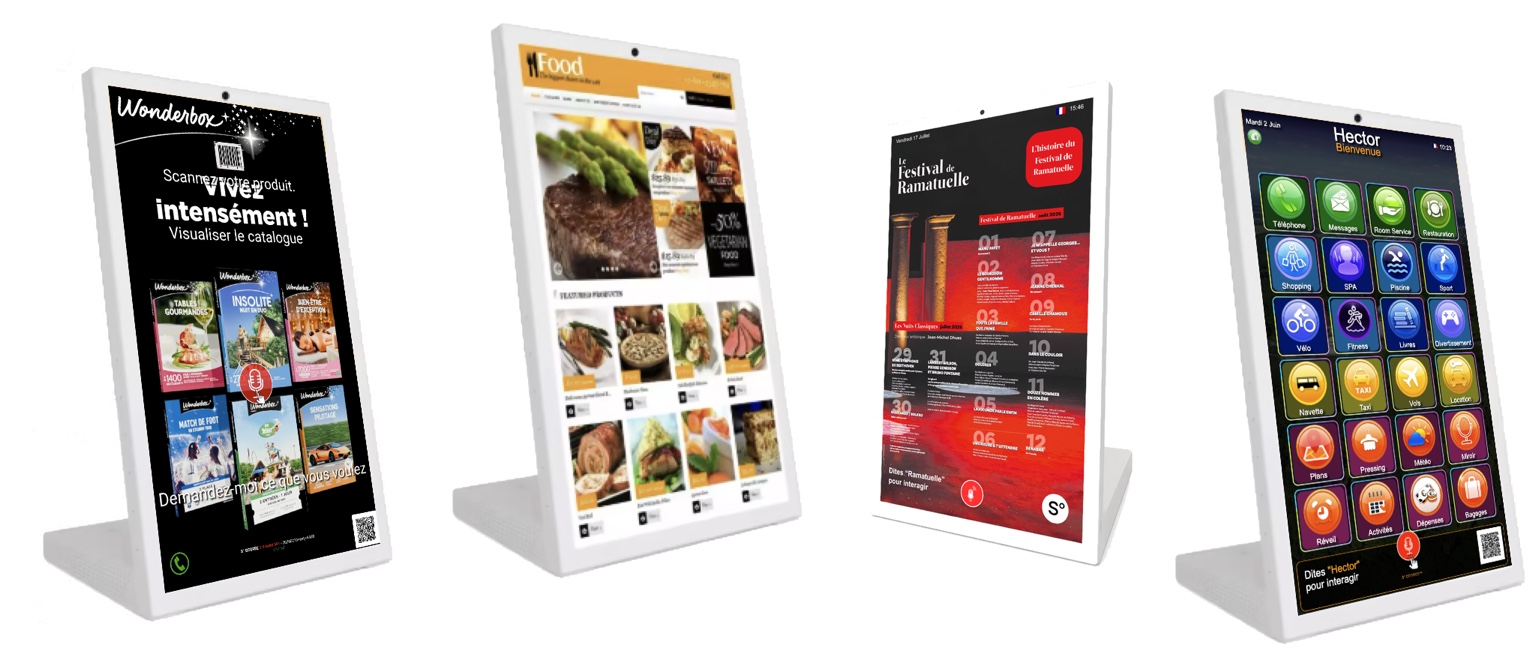 Gamme de bornes interactives media2screen